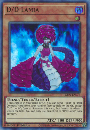 D/D Lamia - GFP2-EN077 - Ultra Rare 1st Edition