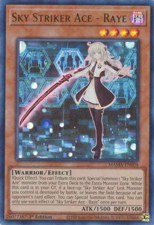 Sky Striker Ace - Raye - MAMA-EN004 - Ultra Rare 1st Edition