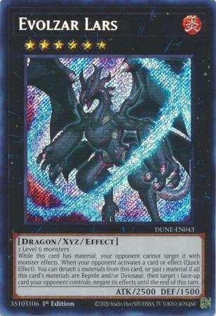 Evolzar Lars - DUNE-EN043 - Secret Rare 1st Edition