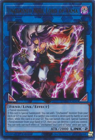 Unchained Soul Lord of Yama - DUNE-EN049 - Ultra Rare 1st Edition