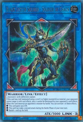 Black Luster Soldier - Soldier of Chaos - MAMA-EN073 - Ultra Pharaoh Rare 1st Edition