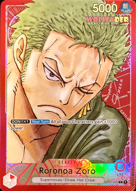 Roronoa Zoro (Parallel) - OP01-001 - Leader