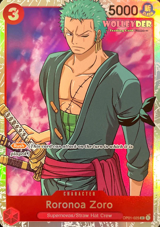 Roronoa Zoro - OP01-025 - Super Rare