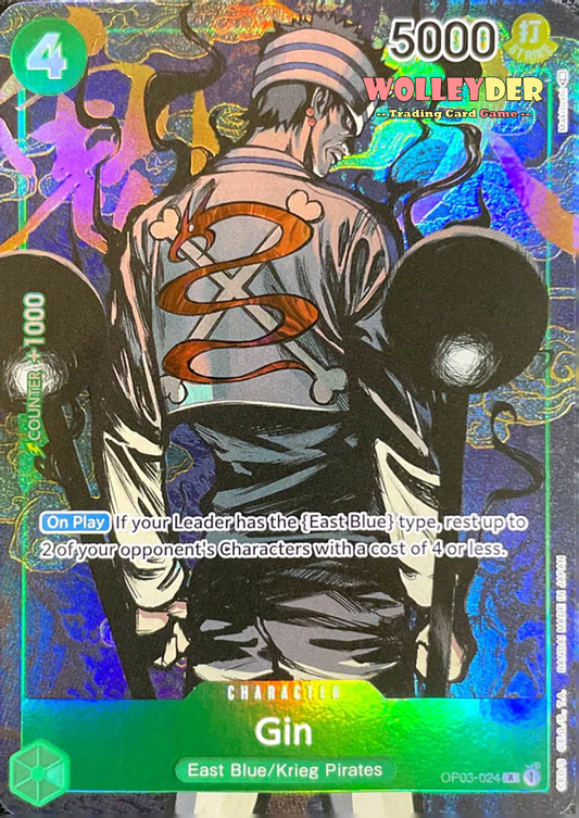 Gin - (Alternate Art) - Rare - OP03-024 - Foil