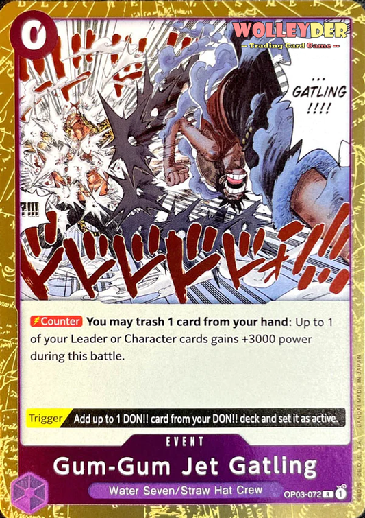 Gum Gum Jet Gatling - OP03-072 - Rare Foil