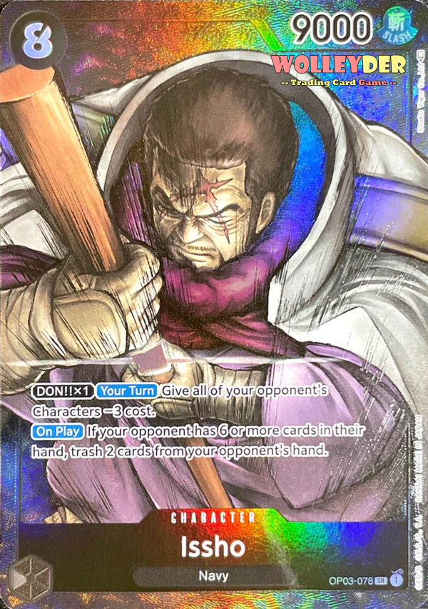 Issho - (Alternate Art) - Super Rare - OP03-078 - Foil