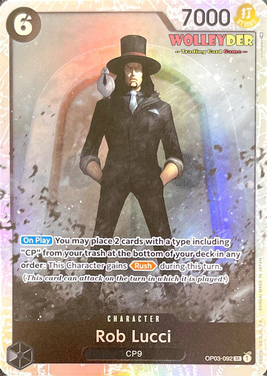 Rob Lucci - OP03-092 - Super Rare Foil