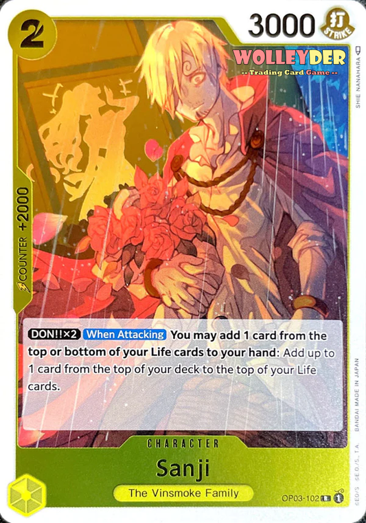 Sanji - OP03-102 - Rare Foil