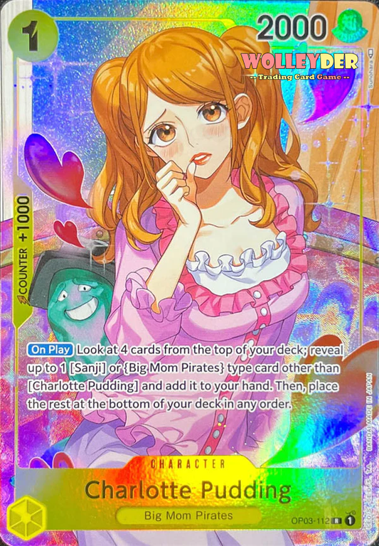 Charlotte Pudding - (Alternate Art) - Rare - OP03-112 - Foil